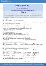 Đề thi giữa kì 2 Hóa 10 - Chân trời sáng tạo - Đề số 4